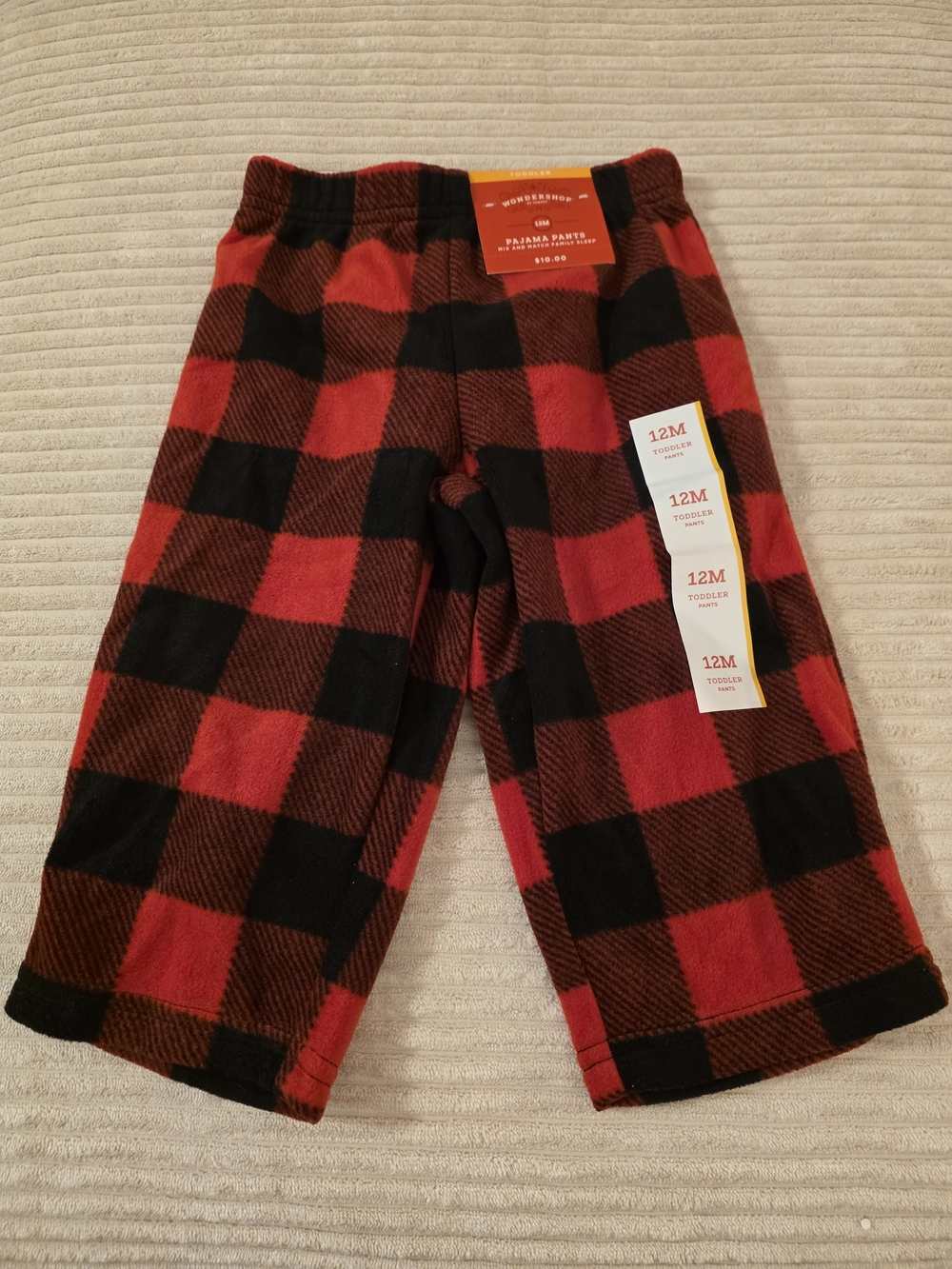 Kids Red & Black Buffalo Plaid Pajama Pants